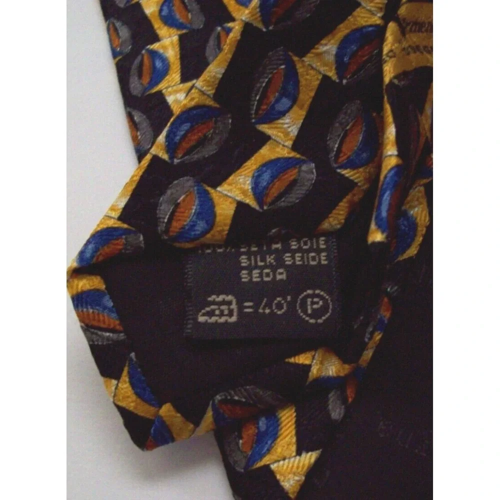 Men's Ermenegildo Zegna Silk Neck Tie, Geometric